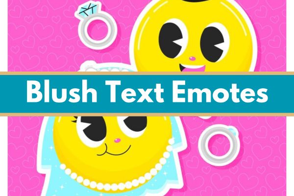 Blush Text Emote Image