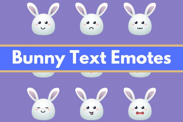 bunny Text Emotes Image