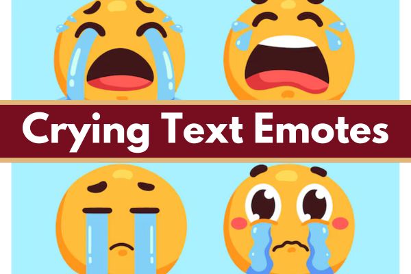 crying Text Emotes Image