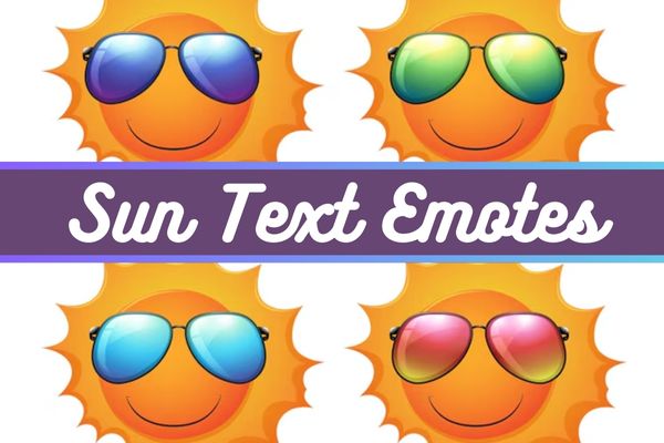 Sun Text Emote Image