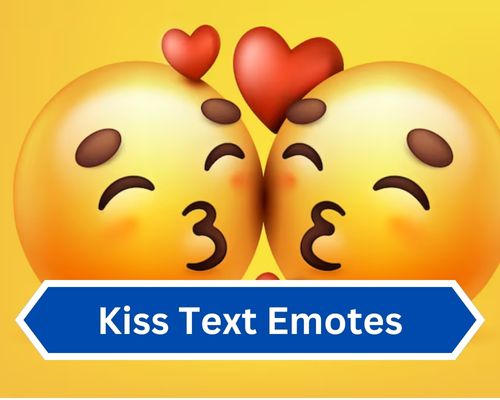 💋 Kiss Emoji Text image